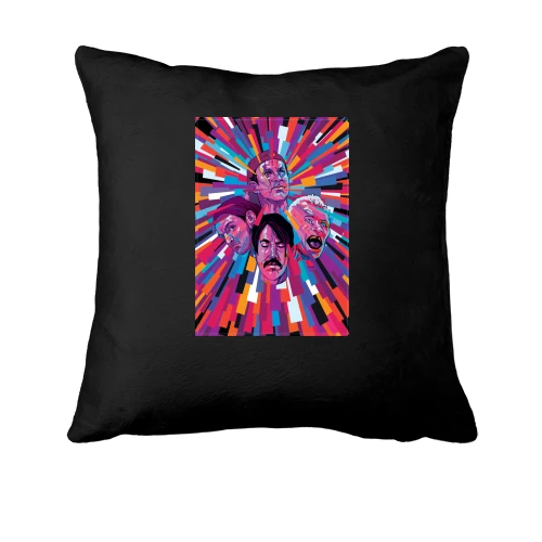 Подушка, Черный, Red Hot Chili Peppers ART