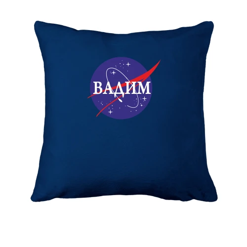 Подушка, Синий, Вадим (NASA Style)