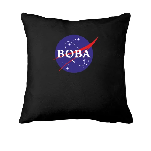 Подушка, Черный, Вова (NASA Style)