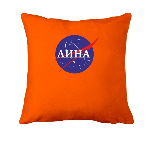 Подушка, Красный, Лина (NASA Style)
