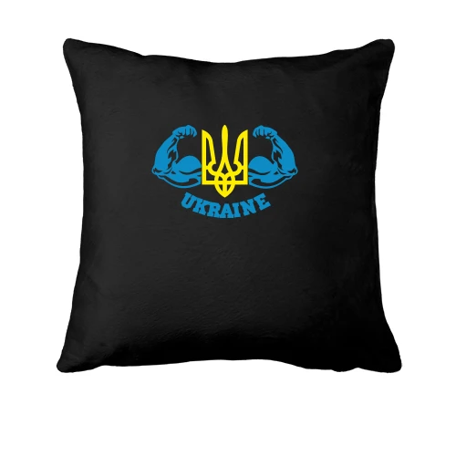 Подушка, Черный, Ukraine (WorkOut Style)