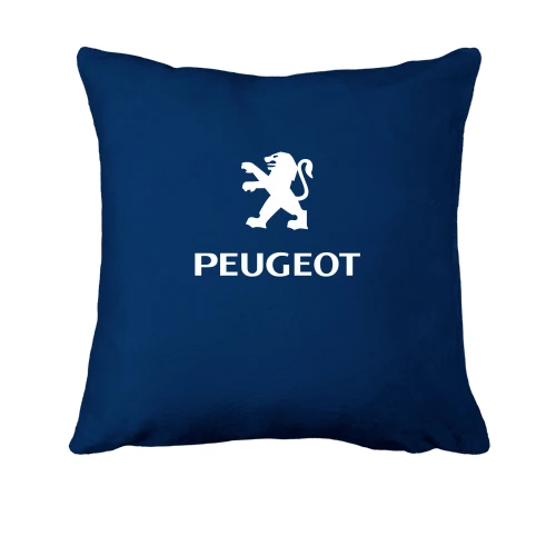 Подушка, Синий, Peugeot