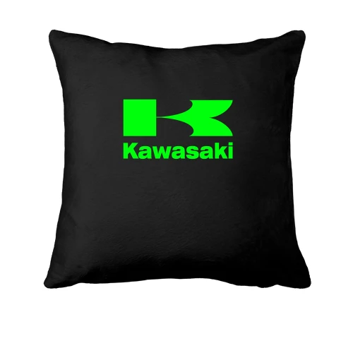Подушка, Чорний, з лого Kawasaki