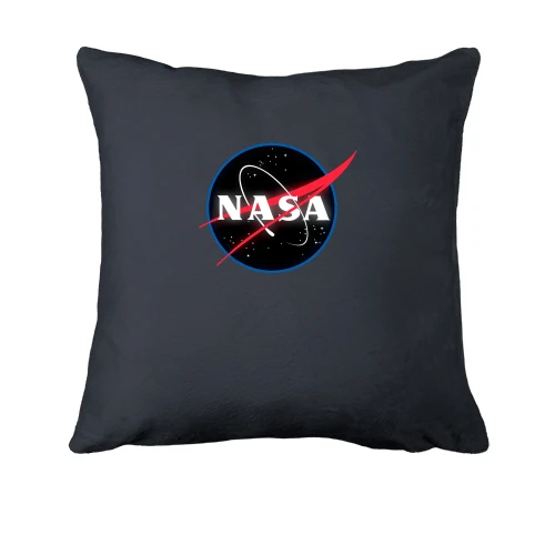 Подушка з логотипом Nasa (чорний)