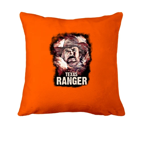 Подушка, Помаранчевий, з Чаком Норрисом (Texas Ranger)