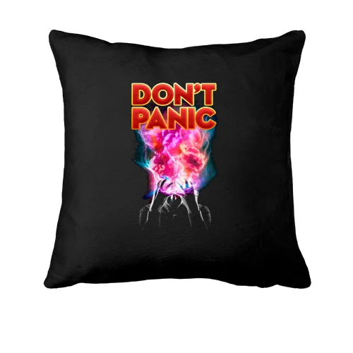 Подушка, Чорний, Don't Panic з аніме-персонажем