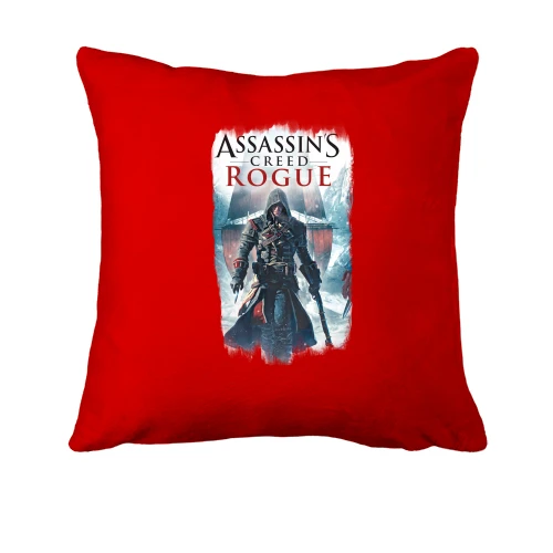 Подушка, Красный, с Шеем Патриком Кормаком (Assassins Creed Rogue)