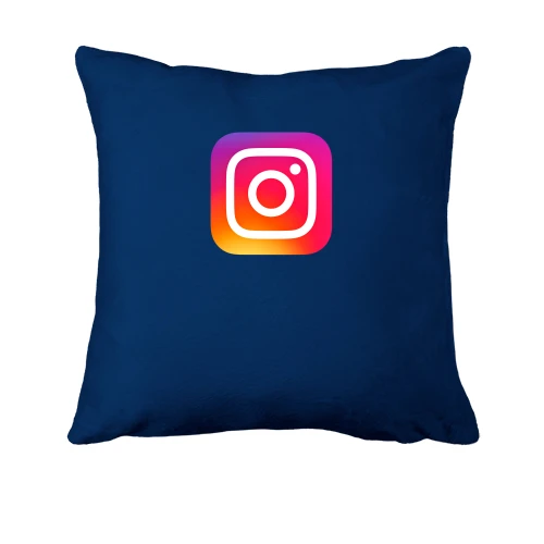 Подушка с логотипом Instagram