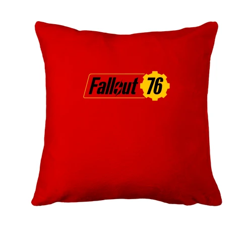 Подушка с логотипом Fallout 76