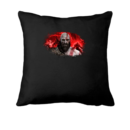 Подушка, Чорний, з Кратосом з God of War