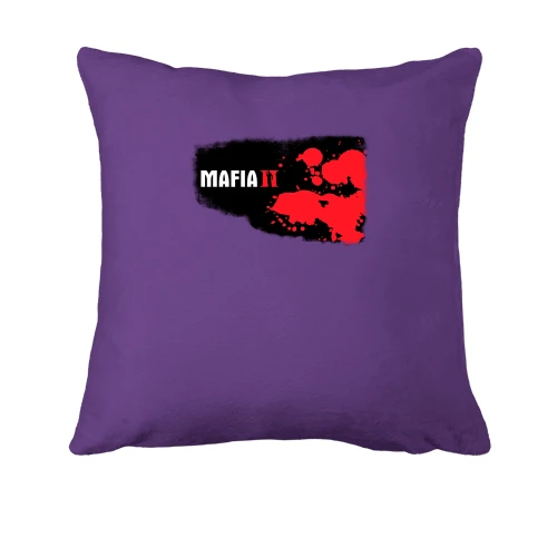 Подушка, Черный, с артом игры Mafia 2