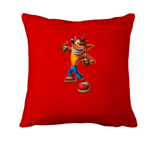 Подушка, Червоний, з Crash Bandicoot