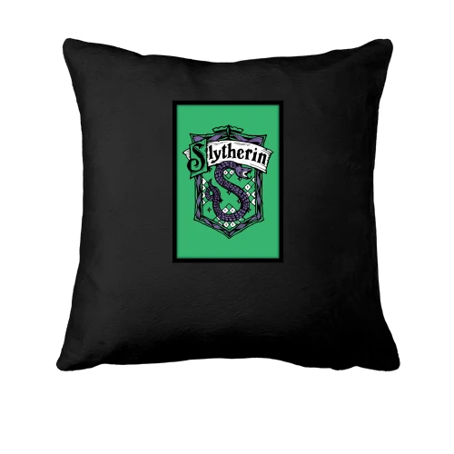 Подушка з гербом Slytherin (Harry Potter)