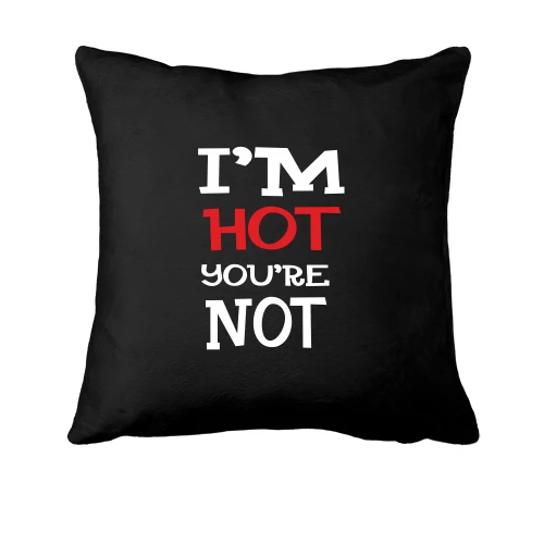 Подушка I`m hot you are not