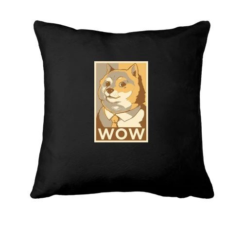 Подушка, Чорний, wow doge