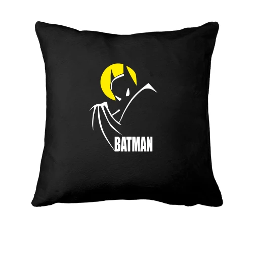Подушка, Черный, Batman (black)