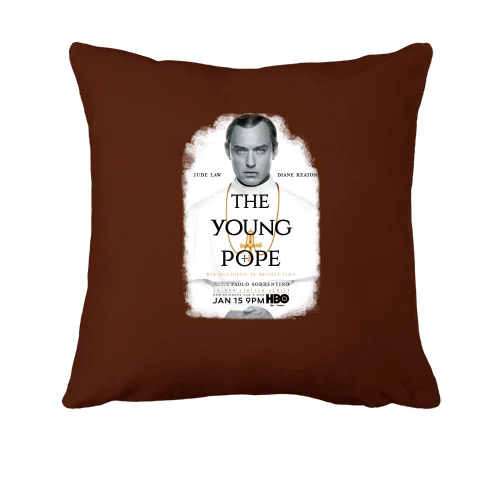 Подушка с постером сериала Молодой Папа (Young Pope)