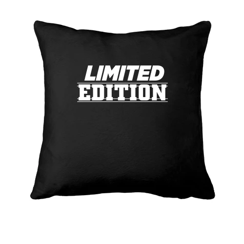 Подушка, Черный, с надписью "Limited Edition"