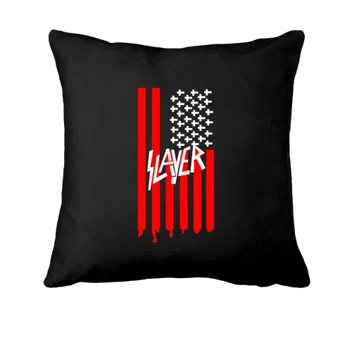 Подушка, Чорний, Slayer (з прапором)