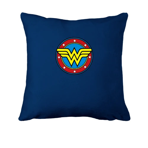 Подушка с логотипом Wonder Woman