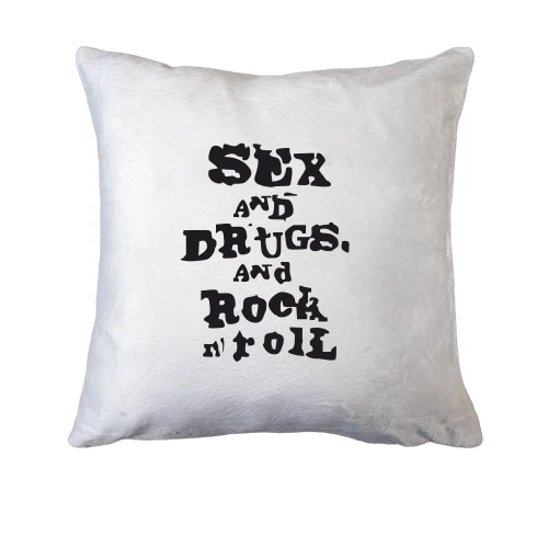 Подушка Sex and drugs and rock n roll