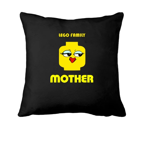 Подушка, Черный, Lego Family - Mother