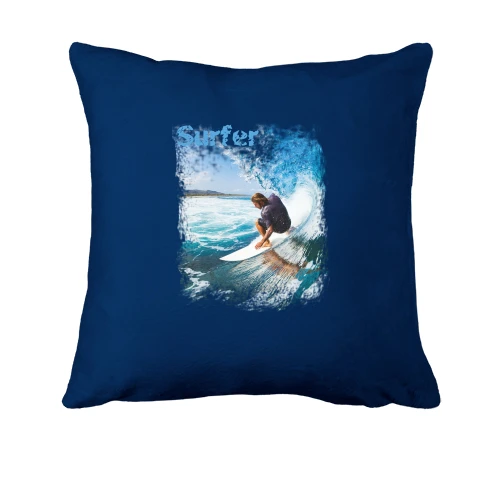 Подушка, Синий, Surfer