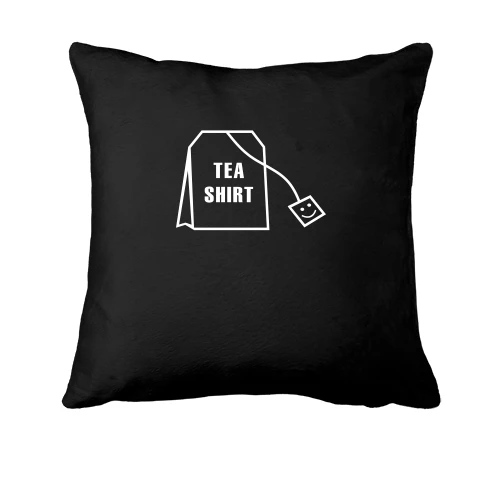 Подушка, Черный, Tea-shirt
