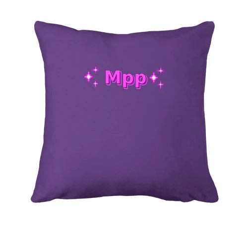 Подушка, Черный, с надписью "Мрр"