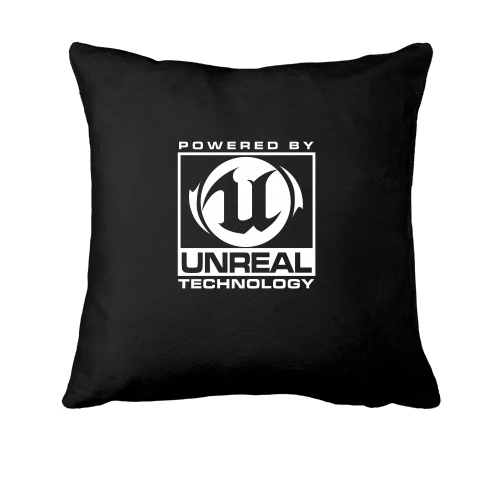 Подушка, Черный, Unreal technology powered by