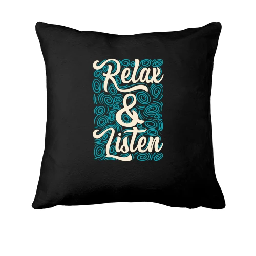 Подушка, Чорний, Relax Listen