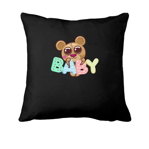 Подушка, Черный, Baby Bear Медвежонок