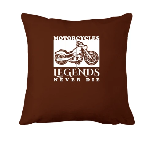 Подушка Motorcycles - Legends never die