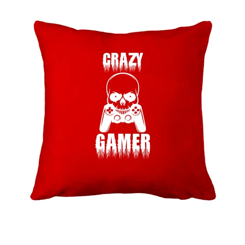 Подушка, Серый, Crazy Gamer