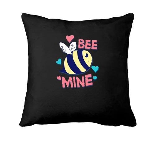 Подушка, Черный, Bee mine