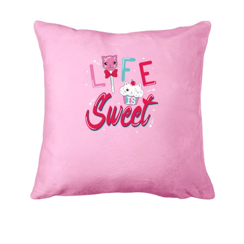 Подушка, Розовый, Life sweet