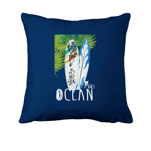 Подушка, Синий, The Ocean