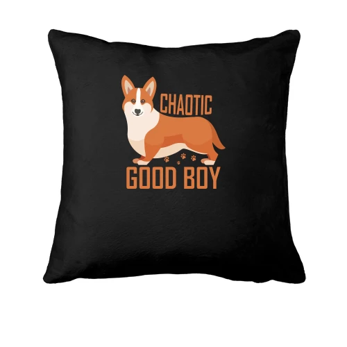 Подушка, Черный, Chaotic good boy