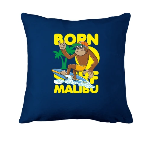 Подушка, Синий, Born Malibu Monkey