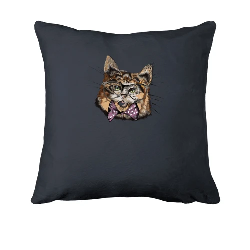 Подушка Cat Hipster Mind