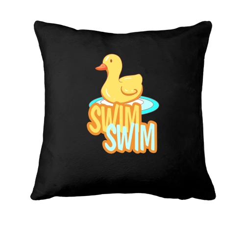 Подушка, Черный, Swim Swim
