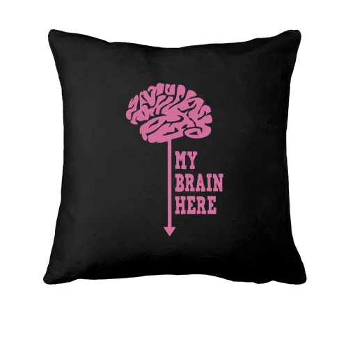 Подушка My brain here