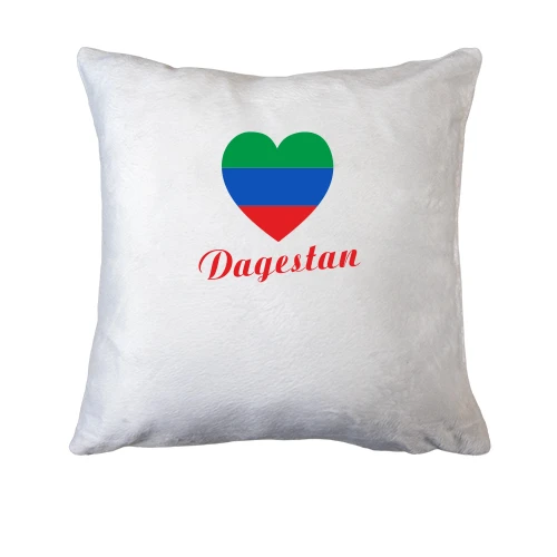 Подушка Dagestan Flag Heart