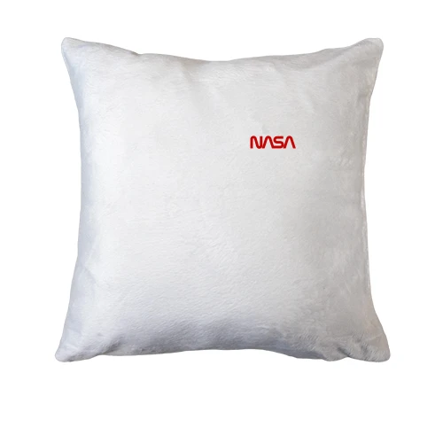 Подушка, Білий, NASA Worm logo mini