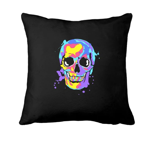 Подушка Skull pop art