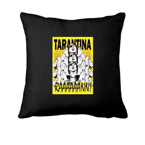 Подушка, Черный, Tarantina Raaaannn!