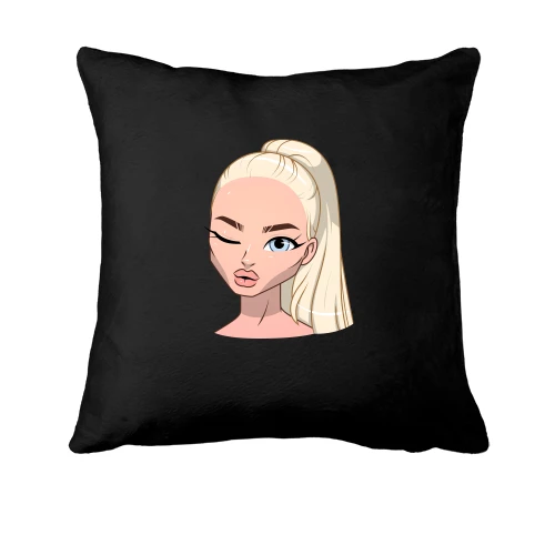 Подушка, Чорний, Art. Blonde wink