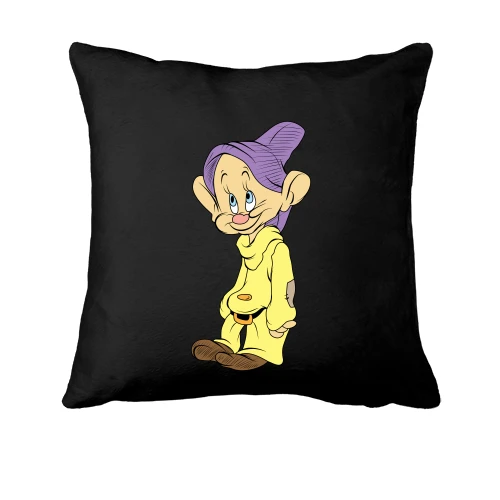 Подушка, Черный, Dopey art