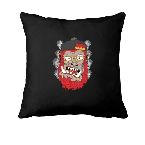 Подушка, Чорний, Gorilla with red beard