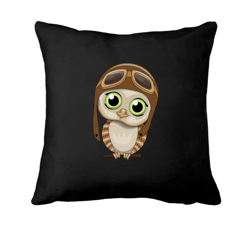 Подушка, Чорний, Baby owl pilot